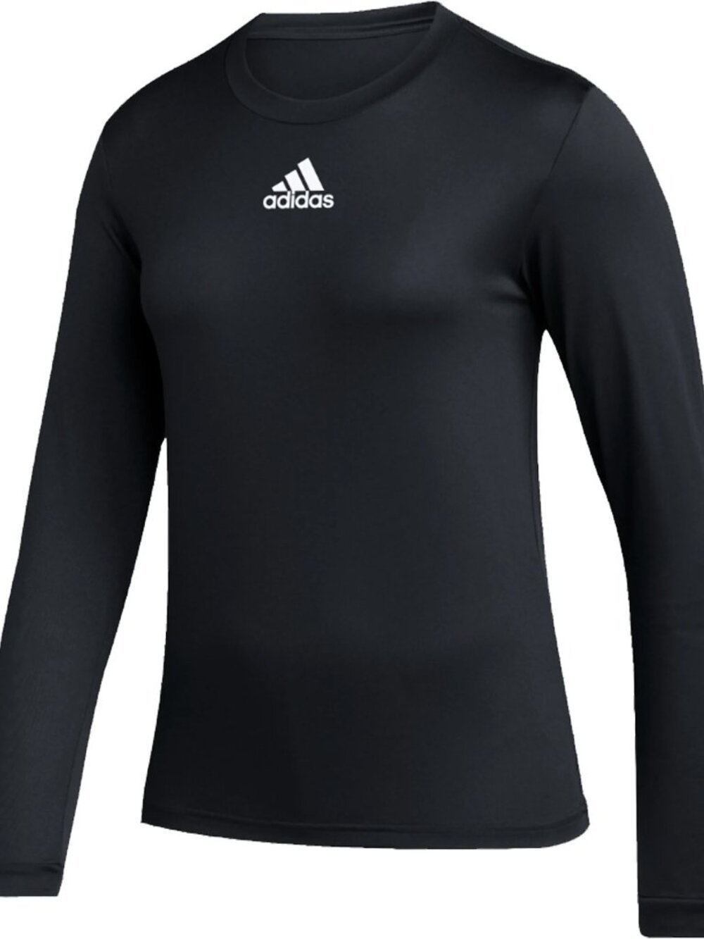Adidas Women’s Long Sleeve T-Shirt Athletic Stretch Activewear Tee Black